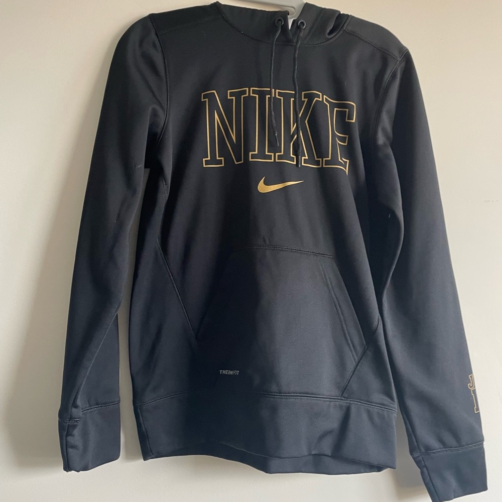 Nike Thermafit black gold hoodie